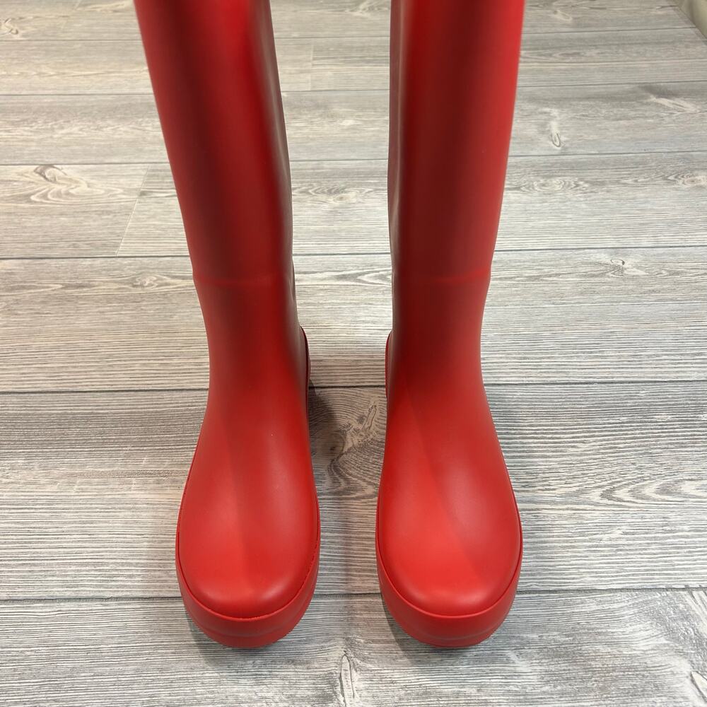 A New Day River Tall Rain Boots Red 6 NWT - Picture 8 of 8